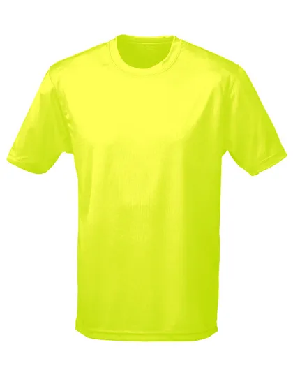 Heren Sportshirt AWDis JC001 in Heren Sportshirt AWDis JC001 Electric Geel