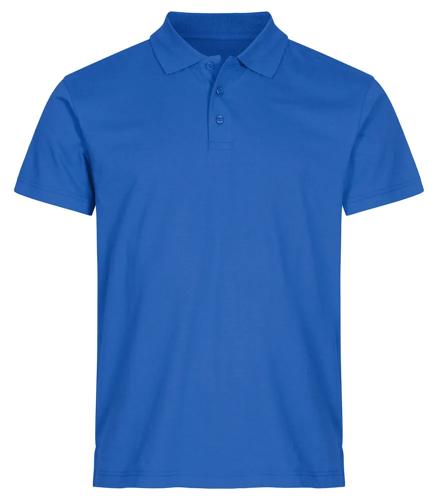 Heren Polo Clique Basic 028230 in Heren Polo Clique Basic 028230 Kobalt