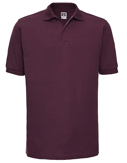 Heren Polo extra groot 5XL en 6XL Russell R-599M-0 in Heren Polo extra groot 5XL en 6XL Russell R-599M-0 Burgundy