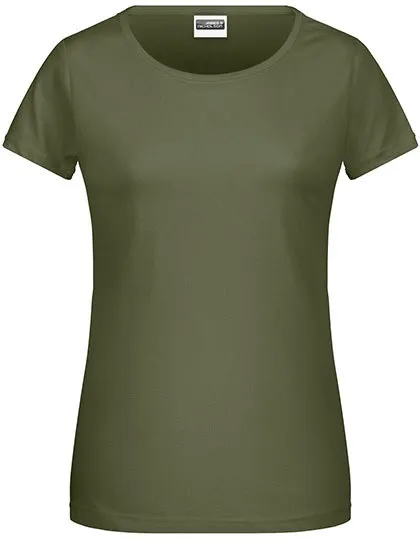 Dames T-shirt Daiber Basic-T 8007 in Olive
