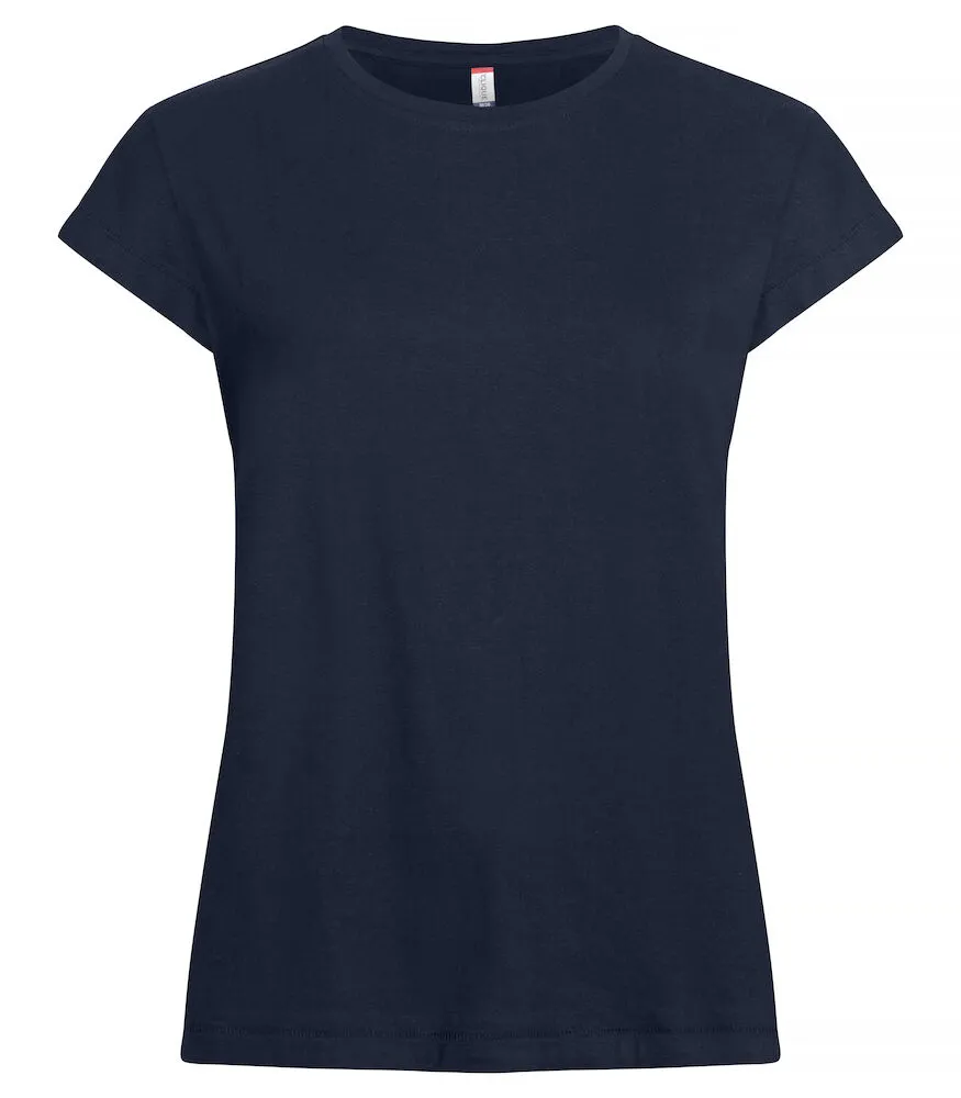 Dames T-shirt Clique Fashion Top 029005 in Dark Navy