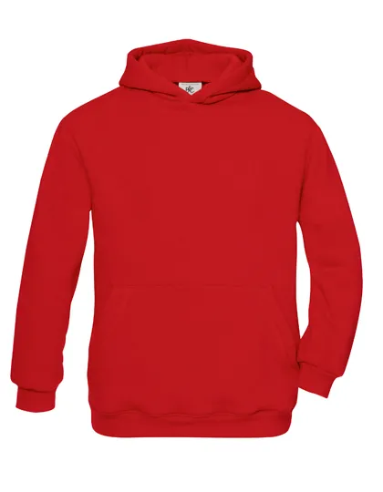 Kinder Hooded sweaters B&C WK681 in Hooded Kids Sweat B&C red