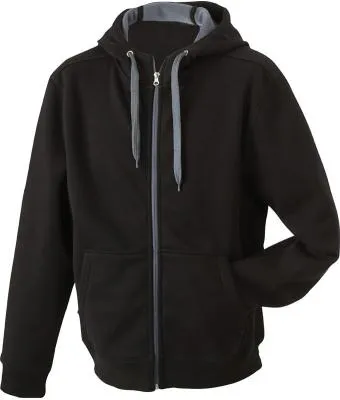 Hooded sweater binnenzijde fleece JN355 productfoto