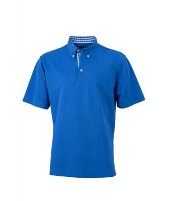 Heren Polo Plain James & Nicholson JN964 productfoto