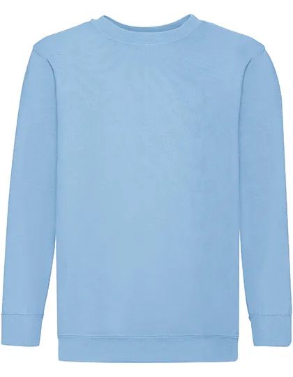 Kinder Sweater Fruit of the Loom 62-041-0 in Kinder Sweater Fruit of the Loom 62-041-0 sky blue