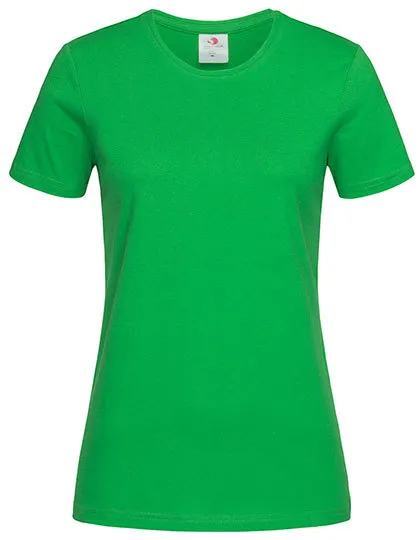 Dames T-shirt Classic-T Fitted Stedman ST2600 in Dames T-shirt Classic-T Fitted Stedman ST2600 - Kelly Green