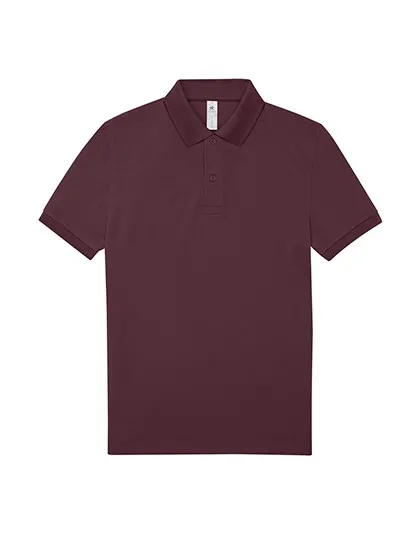 Heren Polo B&C PU424 in Heren Polo B&C PU424 Burgundy
