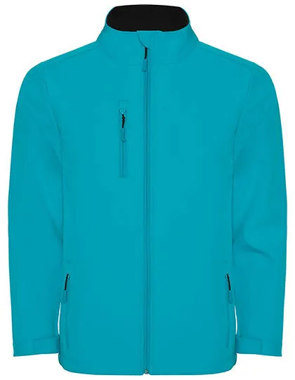 Heren Softshell Jas Nebraska Roly SS6436 in Heren Softshell Jas Nebraska Roly SS6436 Aquamarine
