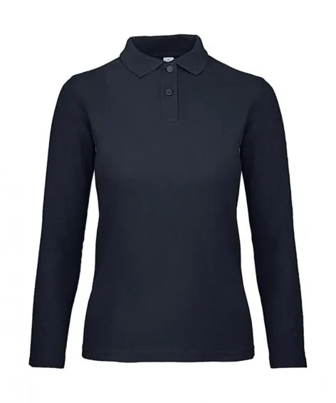 Dames Polo Lange Mouw B&C PWI13 productfoto