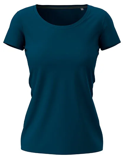 Dames T-shirt Strech Stedman Claire ST9700 in Dames T-shirt Strech Stedman Claire ST9700 - Navy Blue
