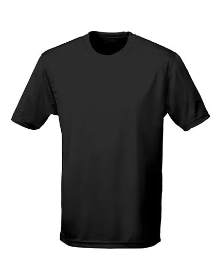 Heren Sportshirt AWDis JC001 in Heren Sportshirt AWDis JC001 jet Black