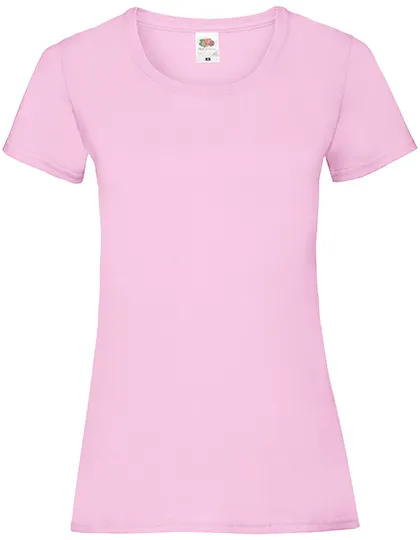 Dames T-shirts fruit of the loom value weight 61-372-0 in Dames T-shirts fruit of the loom value weight 61-372-0 - Light Pink