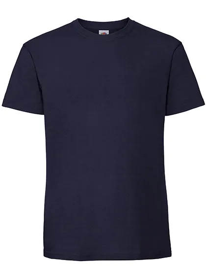 Heren T-shirt Ringspun Premium Fruit of the loom 61-422-0 in Heren T-shirt Ringspun Premium Fruit of the loom 61-422-0 - Navy