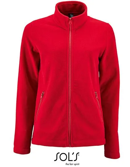 Dames Fleece Jas Sols Norman 02094 in Dames Fleece Jas Sols Norman 02094 Rood