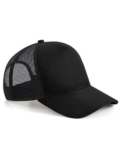 Snapback cap Suede Trucker Beechfield B643 in Snapback cap Suede Trucker Beechfield B643 Black