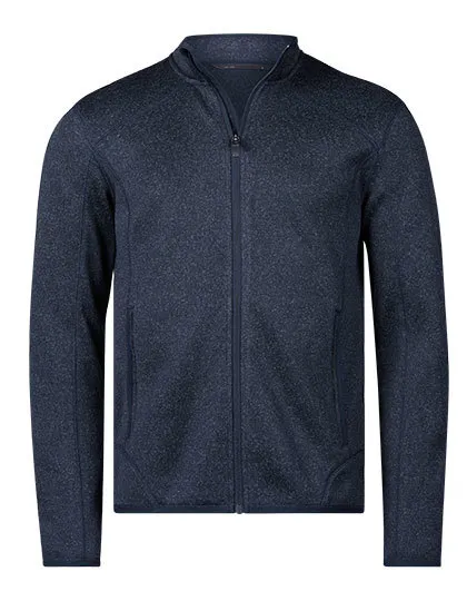 Heren Fleece Vest Tee Jays 9615 in Heren Fleece Vest Tee Jays 9615 Navy Melange