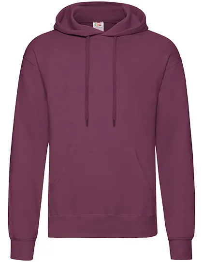 Heren Hoodie Classic Fruit of the Loom 62-208-0 in Heren Hoodie Classic Fruit of the Loom 62-208-0 burgundy