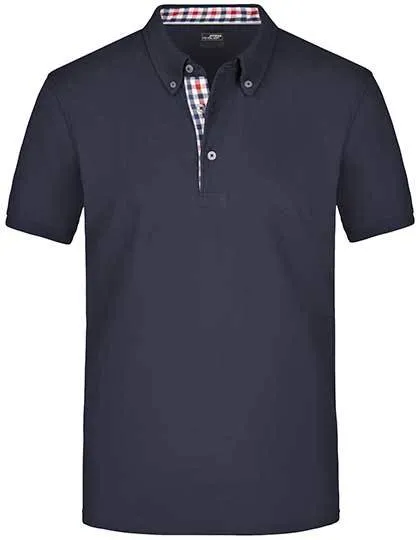 Heren Polo Plain James & Nicholson JN964 productfoto