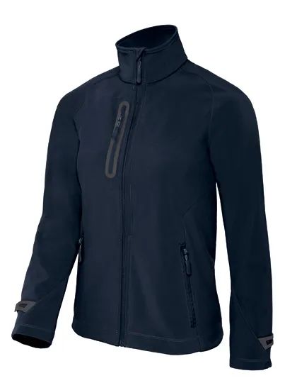 Dames Softshell Jas B&C X-LITE JW938 in Dames Softshell Jas B&C X-LITE JW938 navy