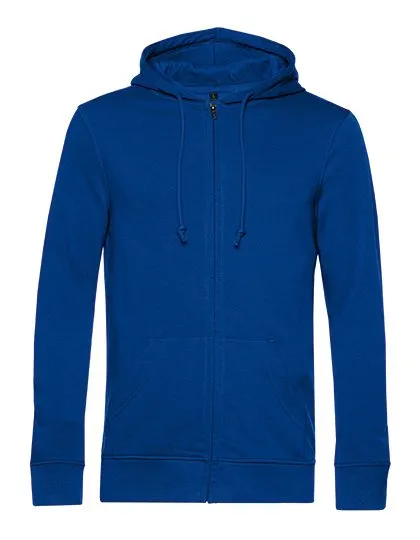 Organische Heren Hoodie met rits B&C Inspire Zipped WU35B in Organische Heren Hoodie met rits B&C Inspire Zipped WU35B - Royal