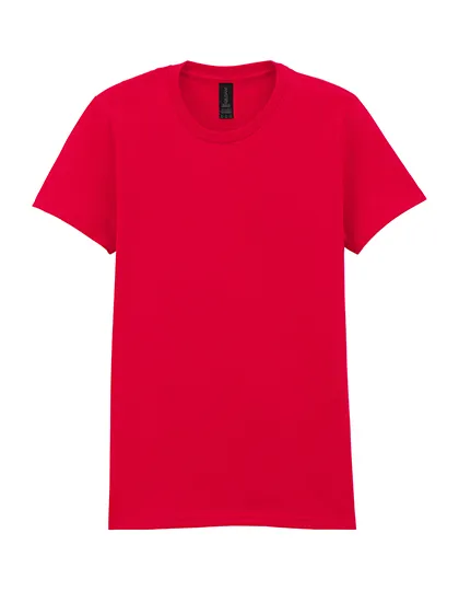 Dames T-shirt Gildan Softstyle 65000L in Dames T-shirt Gildan Softstyle 65000L - Red