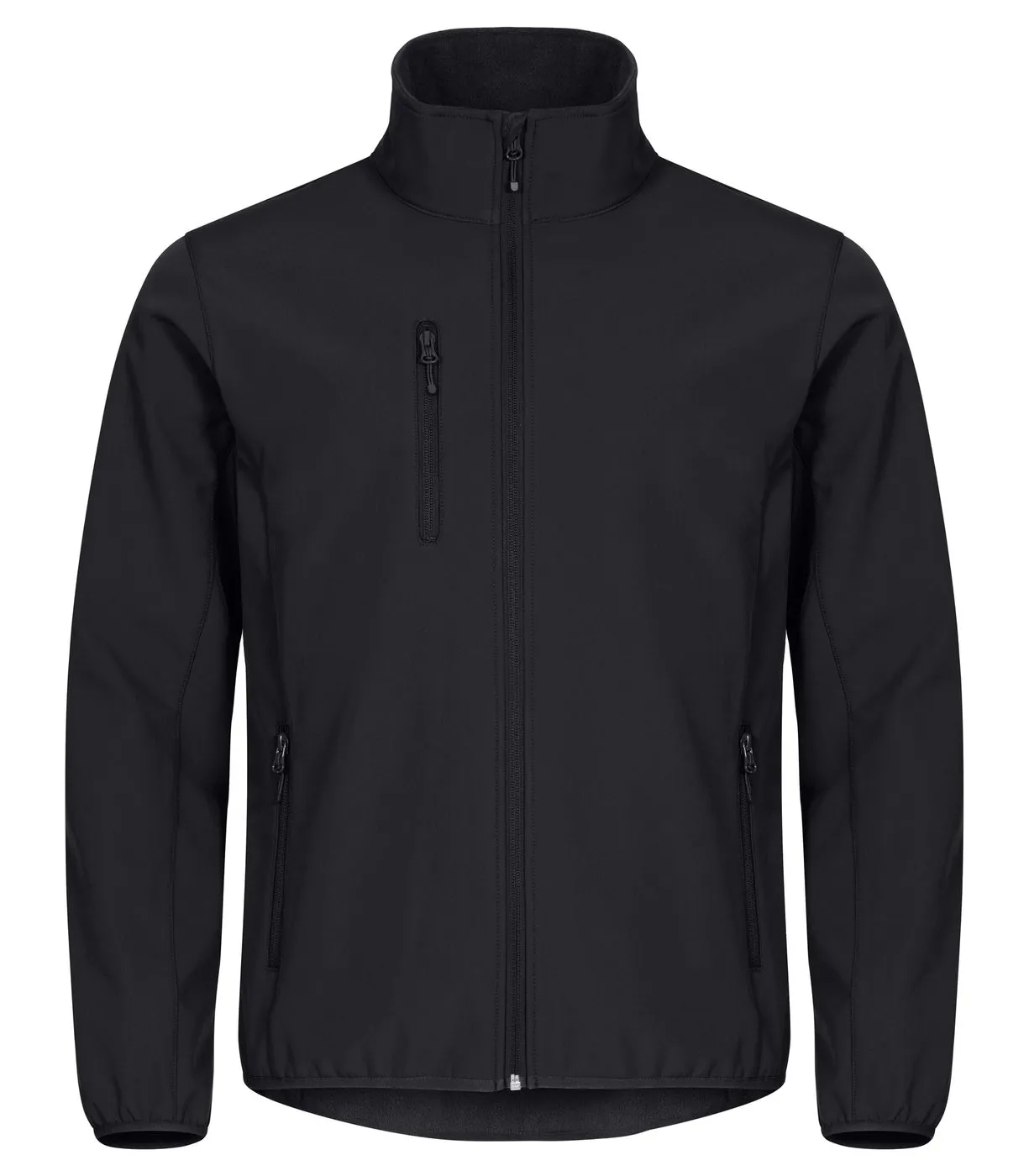 Heren Softshell Jas Clique Classic 0200910 in Heren Softshell Jas Clique Classic 0200910 zwart