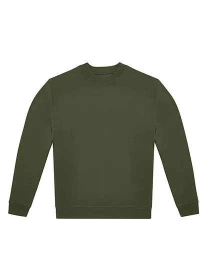 Heren Sweater B&C ID.332 Crew WG004 in Heren Sweater B&C ID.332 Crew WG004 Urban Khaki