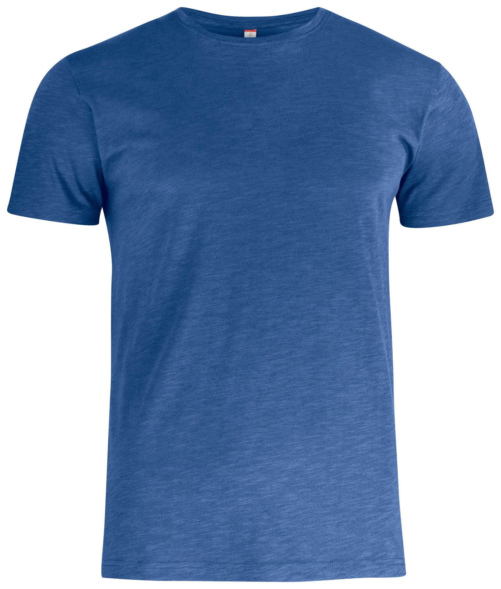 Heren T-shirt Clique Slub-T in Blauw melange