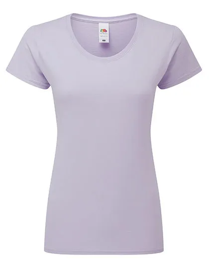 Dames T-shirt Fruit of the Loom Ringspun 61-424-0 in Dames T-shirt Fruit of the Loom Ringspun 61-424-0 - Soft Lavender