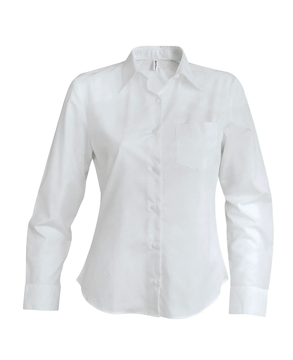 Dames blouse Kariban K542 lange mouw productfoto