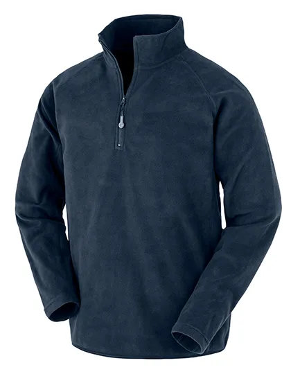 Heren Fleece Sweater Recycled Result R905X in Heren Fleece Sweater Recycled Result R905X Navy