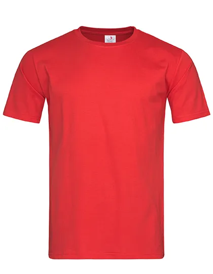 Heren T-shirt Stedman Classic-T Fitted ST2010 in Heren T-shirt Stedman Classic-T Fitted ST2010 - Scarlet Red