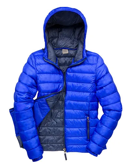 Dames Jas Result Snow Bird Hooded R194F in Dames Jas Result Snow Bird Hooded R194F Royal-Navy