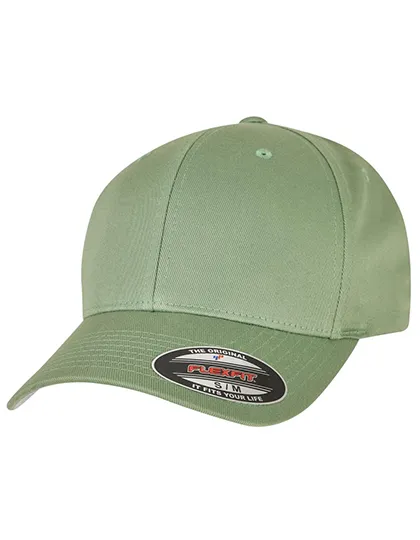 Flexfit Wooly Combed Cap 6277 in Flexfit Wooly Combed Cap 6277 Dark Leaf Green