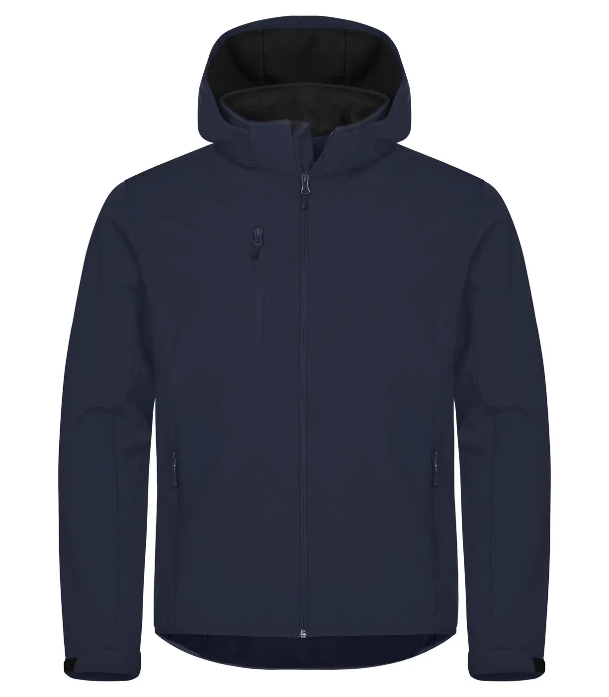 Heren Hoodie Softshell Jas Clique Classic 0200912 in Heren Hoodie Softshell Jas Clique Classic 0200912 Dark Navy