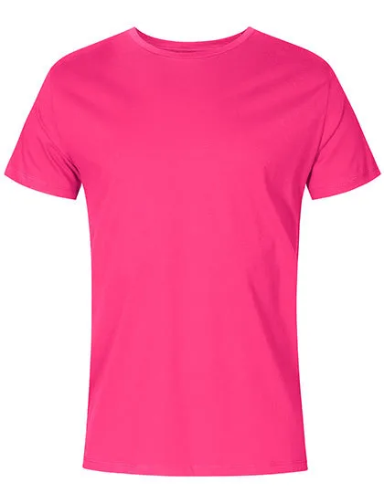 Heren T-Shirt Promodoro Roundneck 1400 in Bright Rose
