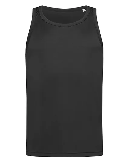 Heren Sport Tanktop Stedman ST8010 in Heren Sport Tanktop Stedman ST8010 Zwart