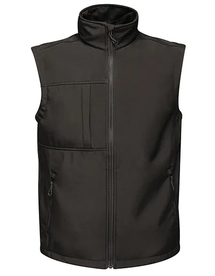Heren Softshell Bodywarmer Octagon II Regatta TRA848 in Softshell Bodywarmer Octagon II Regatta TRA848 Black-Black