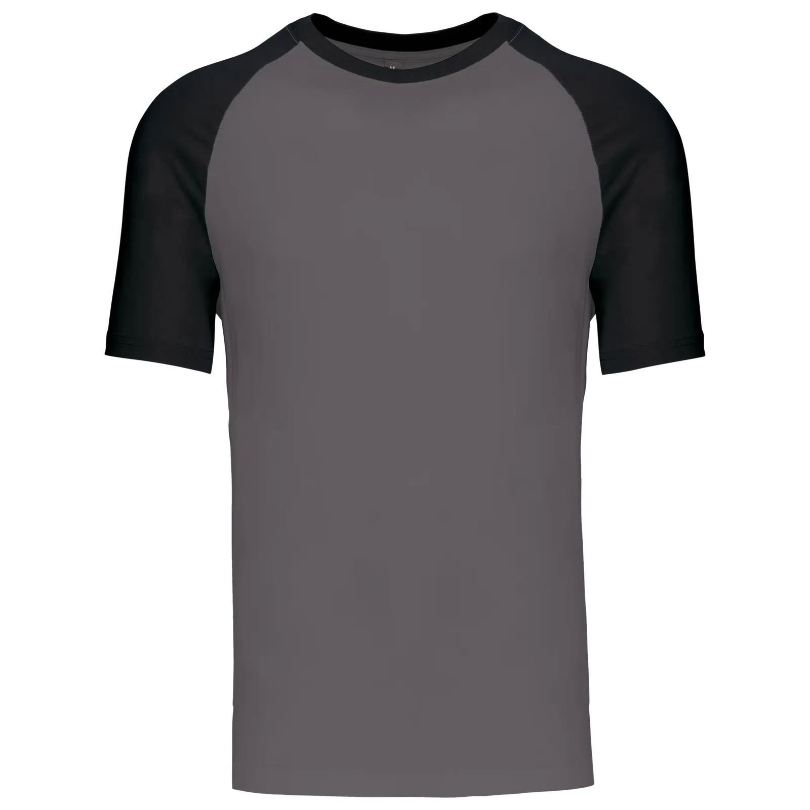 T-shirts Baseball Kariban K330 in T-shirts Baseball Kariban K330 - Slate Grey / Black