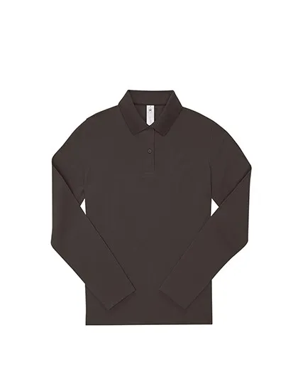 Dames polo B&C My Polo 210 Long Sleeve productfoto