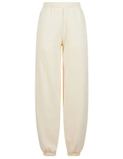 Dames Joggingbroek Build Your Brand Fluffy in White Sand