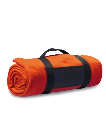 Fleecedeken L-merch Winchester NT1761 in Fleecedeken L-merch Winchester NT1761 Oranje