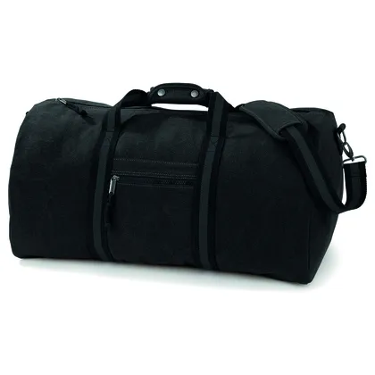 Reistas Holdall Desert Canvas Quadra QD613 in Vintage Zwart