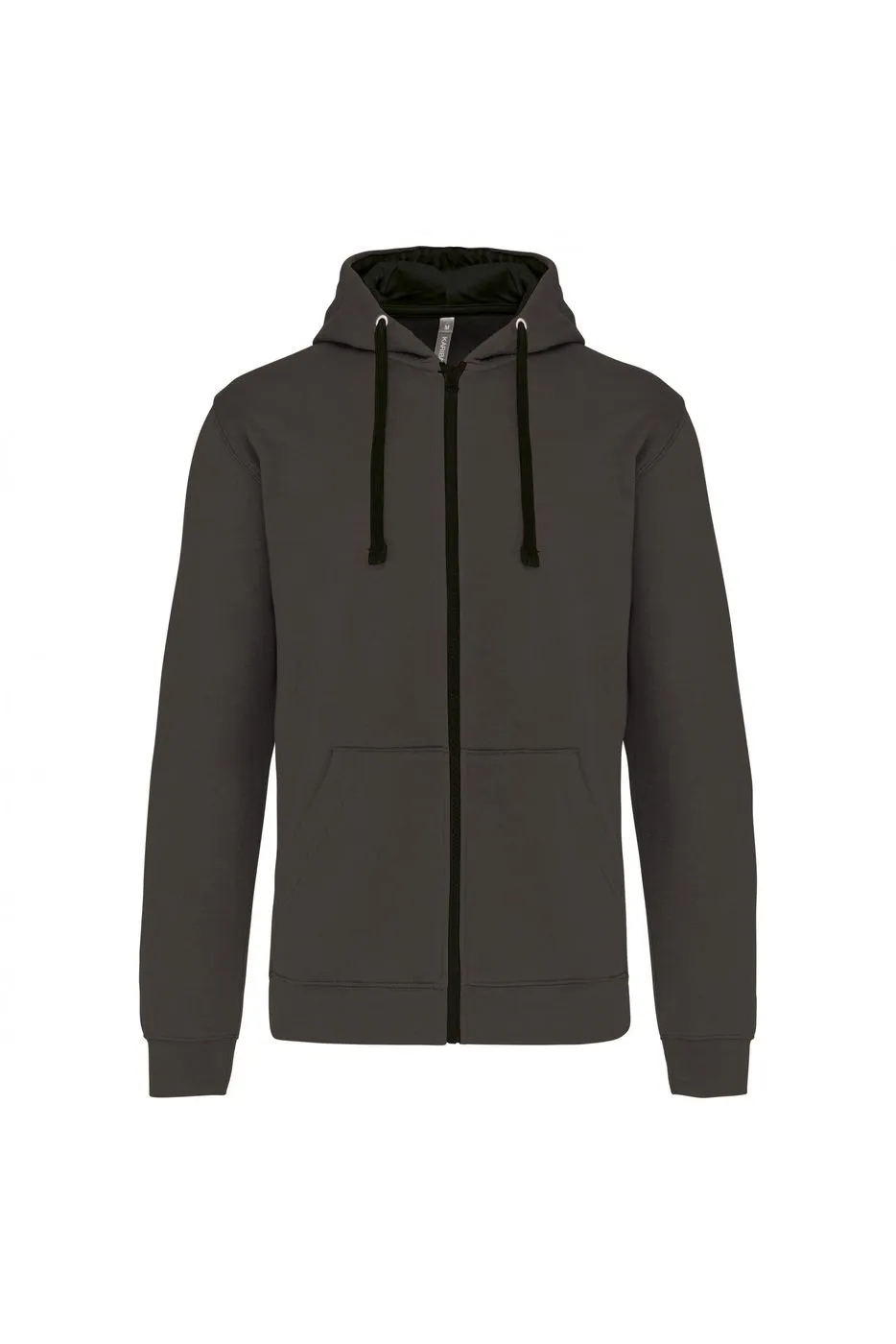 Heren Hoodie met rits Kariban K466 productfoto