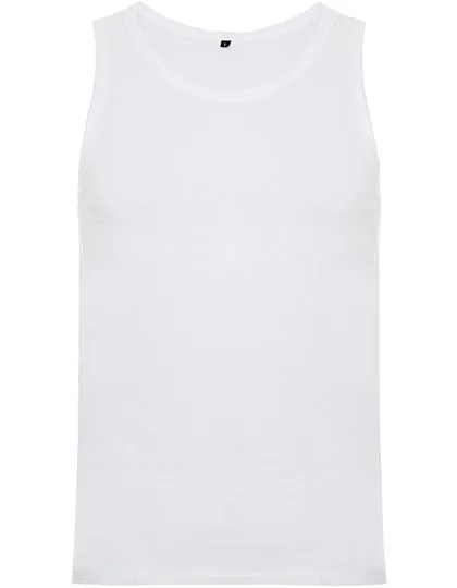 Heren Tanktop TEXAS Roly CA6545 in Heren Tanktop TEXAS Roly CA6545 - White