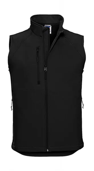 Heren Softshell Bodywarmer Russell 0R141M0 in Heren Softshell Bodywarmer Russell 0R141M0 zwart