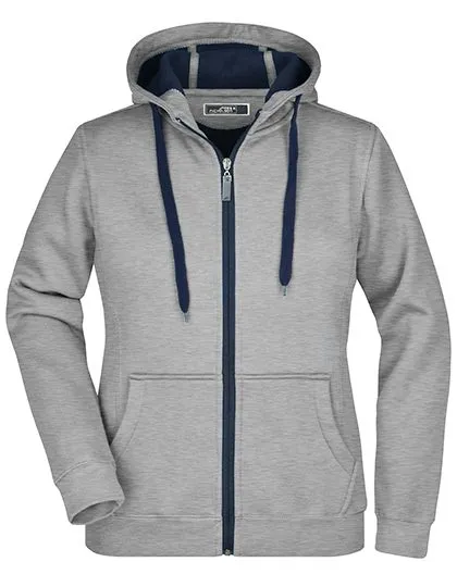 Ladie's Doubleface Jacket Daiber JN354 in Ladie's Doubleface Jacket Daiber JN354 - Sports Grey - Navy