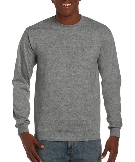Heren T-shirt lange mouw Gildan Hammer H400 productfoto