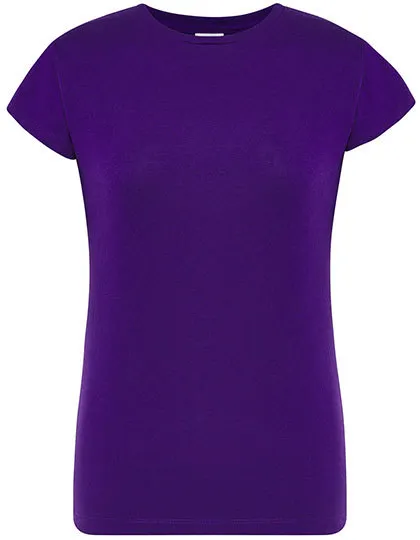 Goedkope Dames T-shirt JHK Regular Comfort TSRLCMF in Goedkope Dames T-shirt JHK Regular Comfort TSRLCMF - Purple