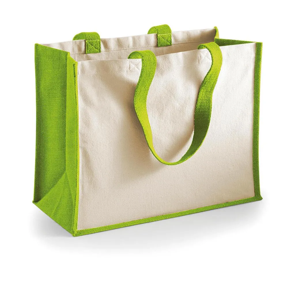 Jute Boodschappentas Westford Mill W422 in Jute Boodschappentas Westford Mill W422 Apple Green